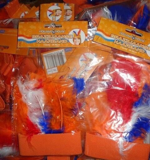 PARTIJ BRAZIL HAARBAND MET VEREN, ., Nieuw, Ophalen of Verzenden, .