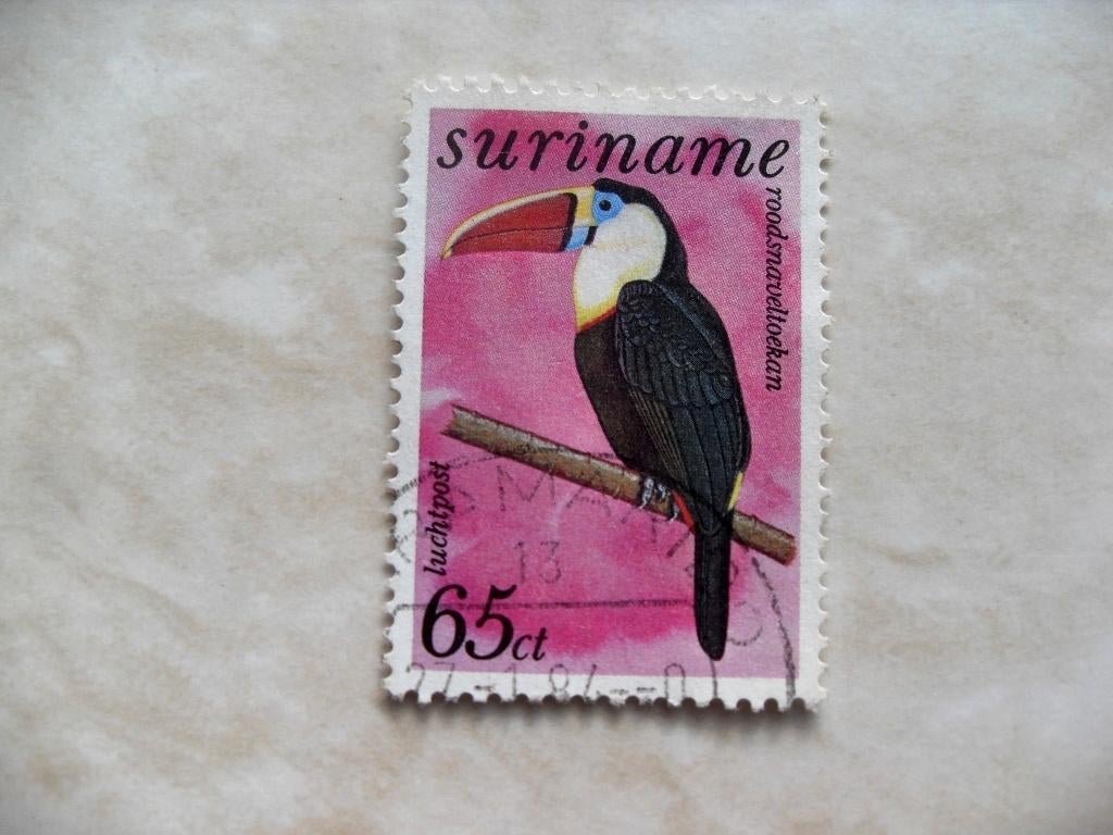 Suriname 1977., Postzegels en Munten, Verzenden, Gestempeld