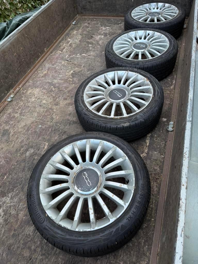 Fiat 500 velgen, Auto-onderdelen, Banden en Velgen, Ophalen of Verzenden, Gebruikt
