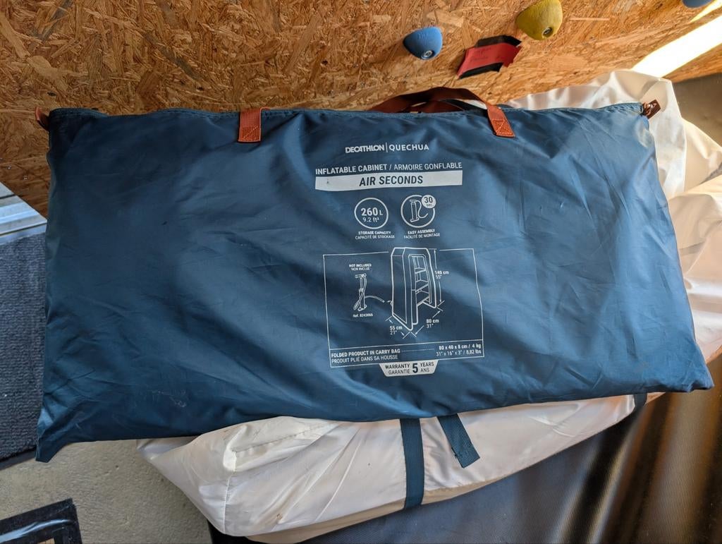 Quechua Air Seconds opblaasbare kast, Ophalen, Zo goed als nieuw