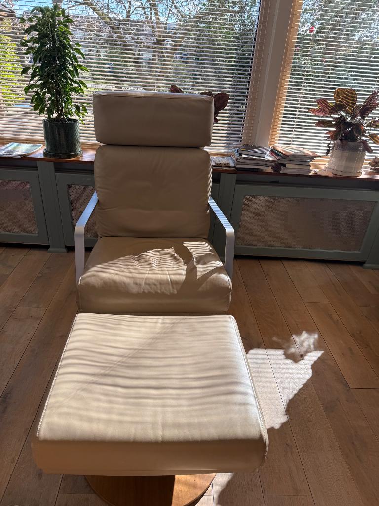 Rolf Benz super stoere fauteuils 2x, 75 tot 100 cm, Zo goed als nieuw, Leer, 50 tot 75 cm