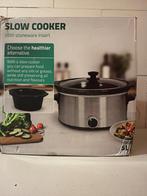Slowcooker met aardewerken inzetpan - 5L, Ophalen of Verzenden, Nieuw