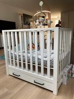 Complete babybox met lade + boxkleed (evt. muziekmobiel), Kinderen en Baby's, Boxen, Ophalen, Gebruikt, Vierkant, In hoogte verstelbaar