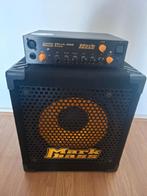 Markbass stack Little Mark + MB new york 121 cabinet + hoes, Ophalen, Nieuw, Basgitaar, 100 watt of meer