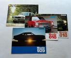 4x Mazda - brochures (1970/80s), Ophalen of Verzenden, Gelezen, Mazda