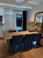 Unieke betonnen design eettafel 240 x 107 cm, Ophalen, Gebruikt, 100 tot 150 cm, Overige materialen