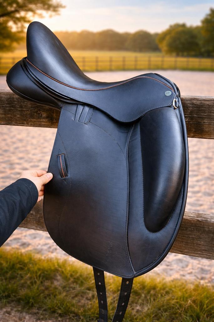 Patrick Saddlery model leggaro 17 inch boom 150 MW, zgan, Dieren en Toebehoren, Paarden en Pony's | Zadels, Zo goed als nieuw
