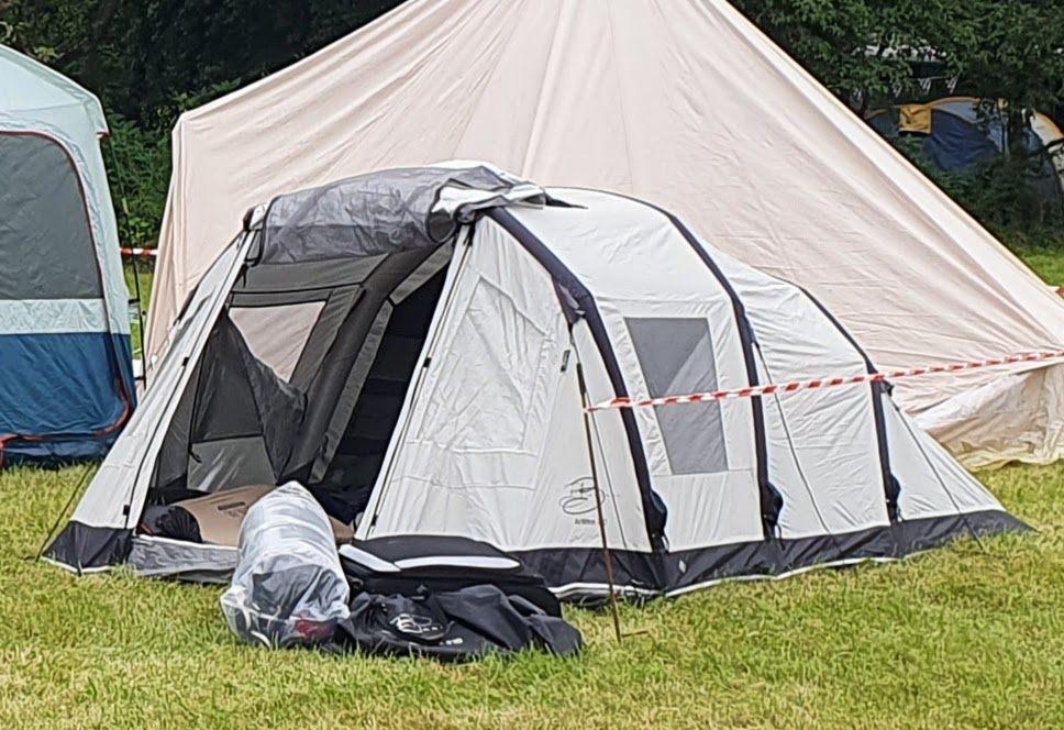 Bardani AirWave 210 opblaasbare tent, Caravans en Kamperen, Tenten, Ophalen, Zo goed als nieuw, Tot en met 4