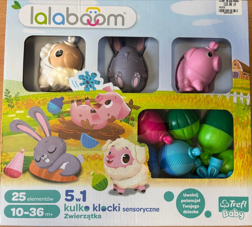 Lalaboom 5-in-1 sensorisch speelgoed dieren NIEUW, Ophalen of Verzenden, Nieuw, Overige typen