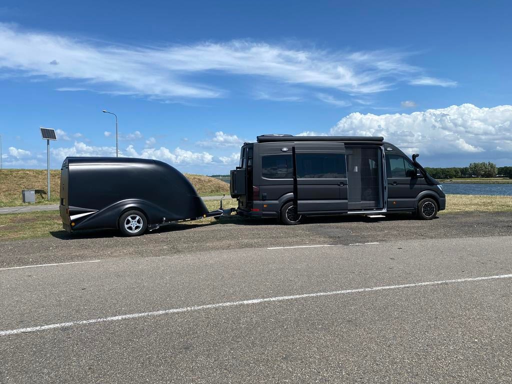 Te koop  bus camper VW Crafter 4 Motion  bouwjaar 2021., Automaat, Buscamper of Camperbus, Ringverwarming, Volkswagen