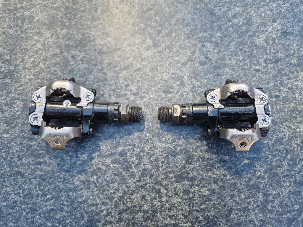 Shimano PD-m520 klikpedalen, Fietsen en Brommers, Ophalen of Verzenden, Gebruikt, Racefiets, Shimano