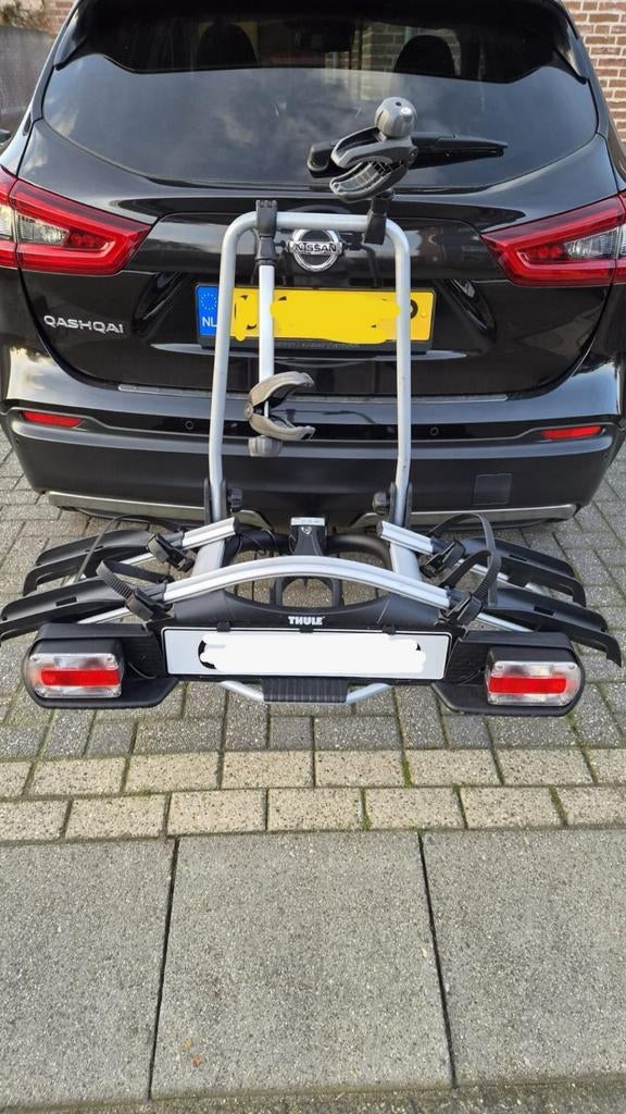 Fietsendrager thule, Auto diversen, Fietsendragers, Ophalen, 2 fietsen, Zo goed als nieuw, Trekhaakdrager