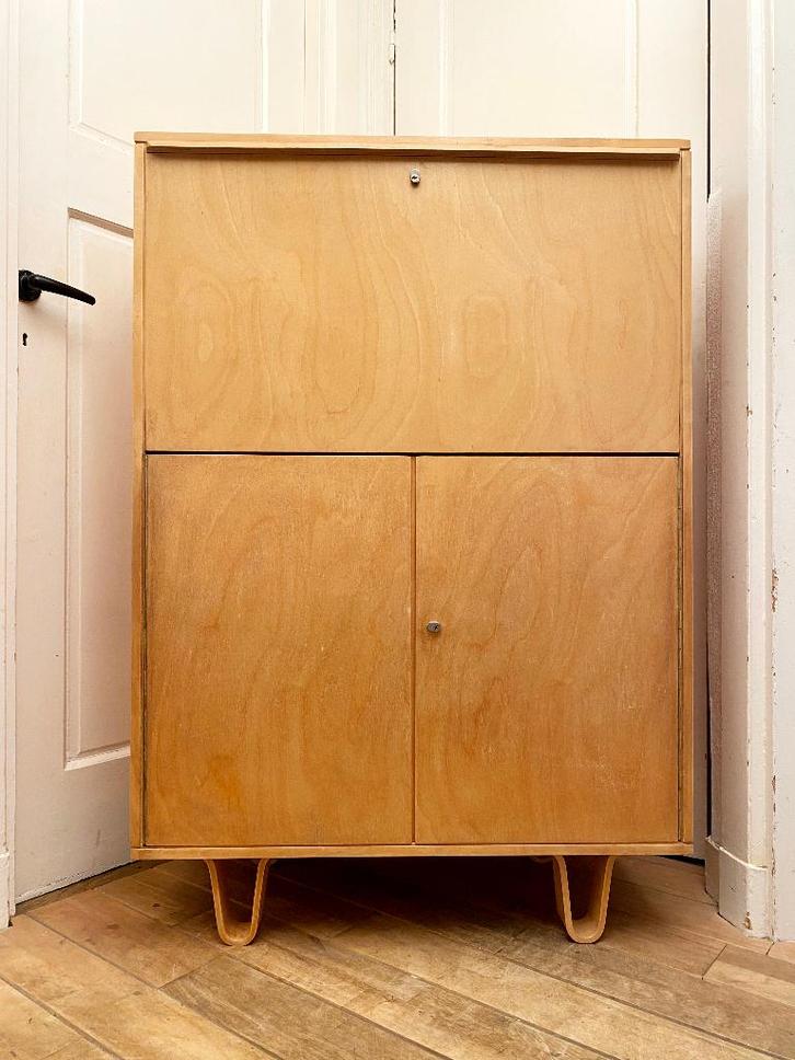Pastoe CB07 Secretaire | Cees Braakman | Berkenserie | 1951, Huis en Inrichting, Kasten | Secretaires, Gebruikt, Ophalen