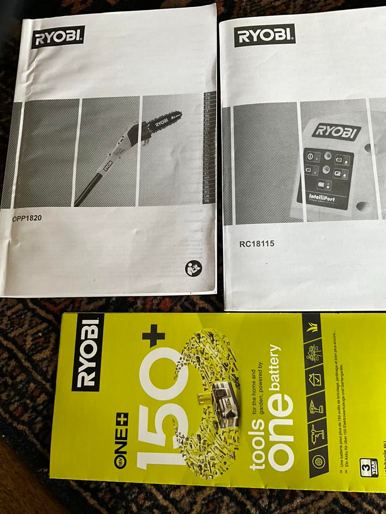 Ryobi Telescopische Accu Snoeizaag - Inclusief Accu & Lader, Ophalen, Zo goed als nieuw, 50 mm of meer