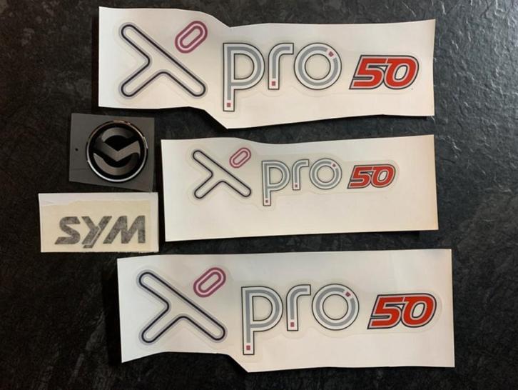 Stickerset Sym Xpro 5-delig 444199CH, Motoren, Tuning en Styling, Ophalen of Verzenden