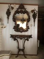 Klassieke spiegel met console, Ophalen