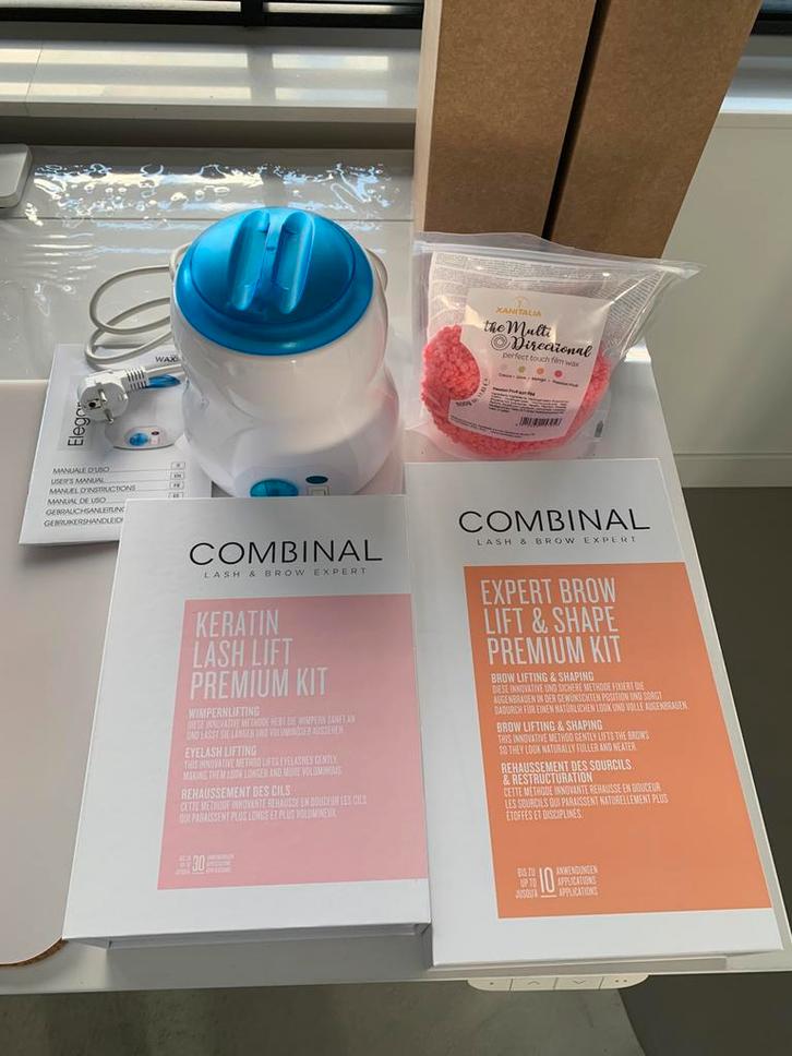Combinal Brow en Lash lift premium kit en wax pot, Sieraden, Tassen en Uiterlijk, Uiterlijk | Gezichtsverzorging, Nieuw, Ogen