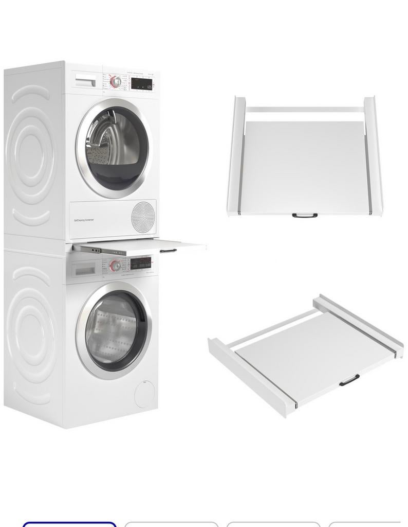 Tussen stuk wasmachine/droger., Witgoed en Apparatuur, Ophalen, Zo goed als nieuw, Minder dan 85 cm