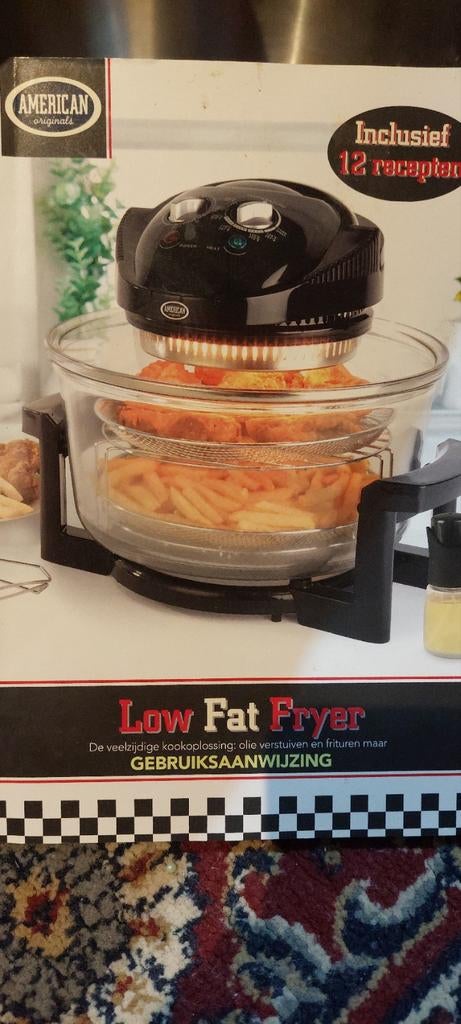 American Originals Low Fat Fryer - Gezond Frituren, 3 tot 4 liter, Ophalen of Verzenden, Zo goed als nieuw
