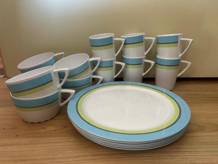 Compleet Mepal Servies Set, Caravans en Kamperen, Kampeeraccessoires, Nieuw, Ophalen of Verzenden