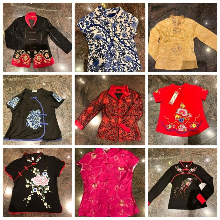 Prachtige Chinese tops, lange en korte mouw, Kleding | Dames, Tops, Nieuw, Maat 38/40 (M), Overige kleuren, Korte mouw, Ophalen of Verzenden