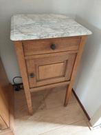 Kastje met marmeren plaat.  Oud, Ophalen, Minder dan 45 cm, 70 cm of meer