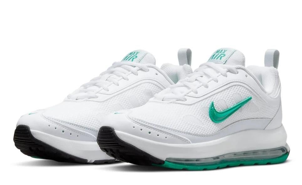 Nieuwstaat   nike air   wit/groen, Wit, Nike, Ophalen of Verzenden, Sneakers of Gympen