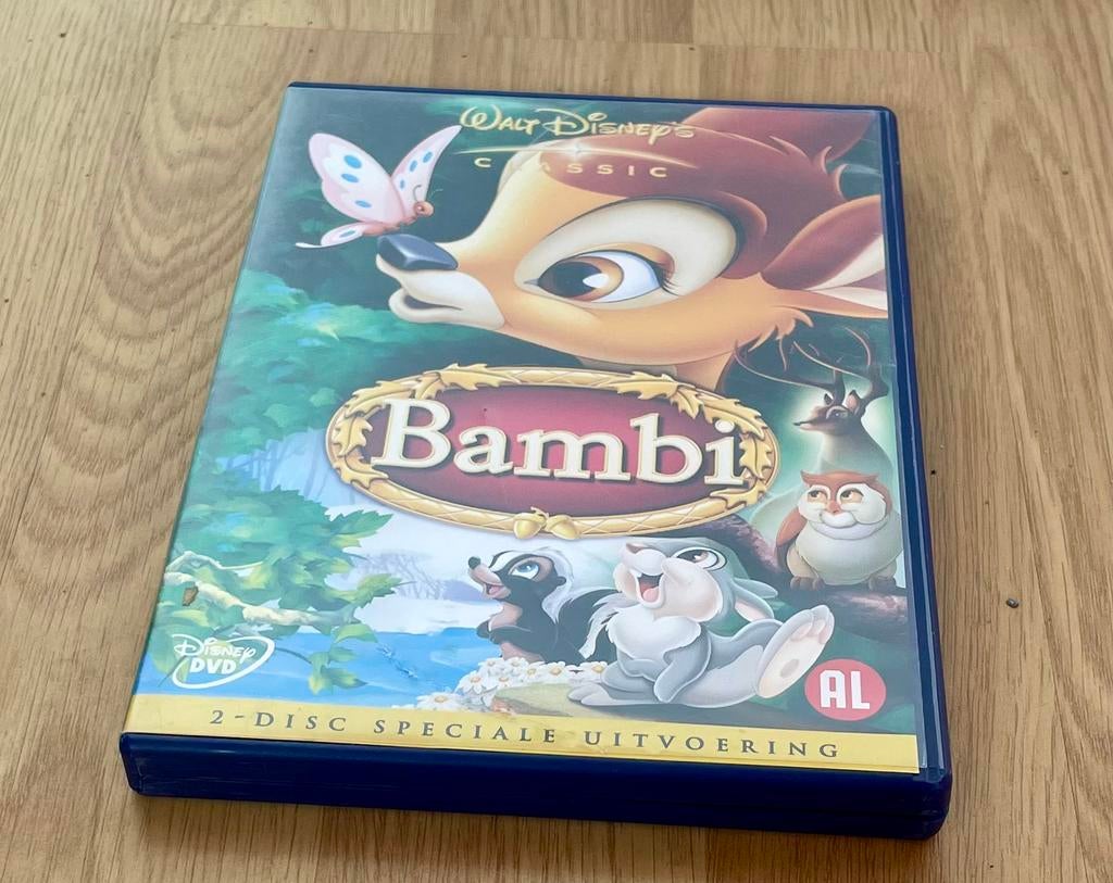 Disney dvd Bambi z.g.a.n. dubbele dvd editie, Tekenfilm, Boxset, Ophalen of Verzenden, Zo goed als nieuw