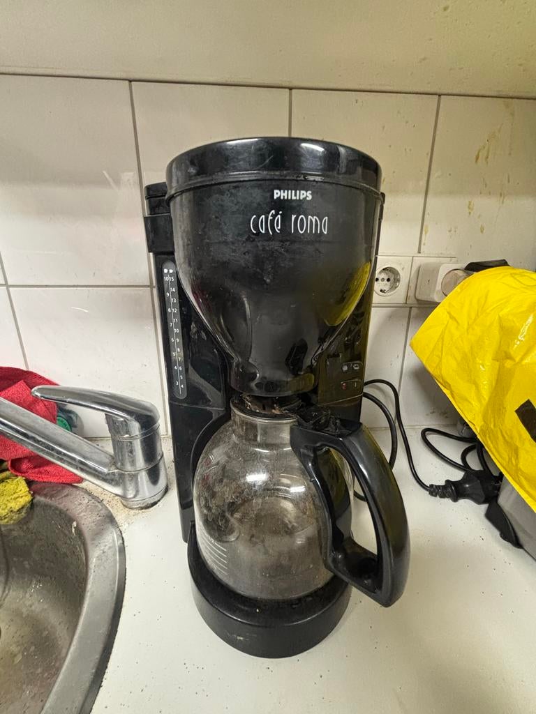 Philips Cafe Roma Koffiezetapparaat - Defect, Witgoed en Apparatuur, Koffiezetapparaten, 10 kopjes of meer, Koffiemachine, Gemalen koffie