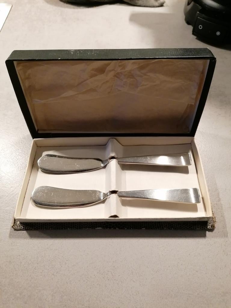 Sola Holland botermesjes set in originele doos, Antiek en Kunst, Ophalen of Verzenden