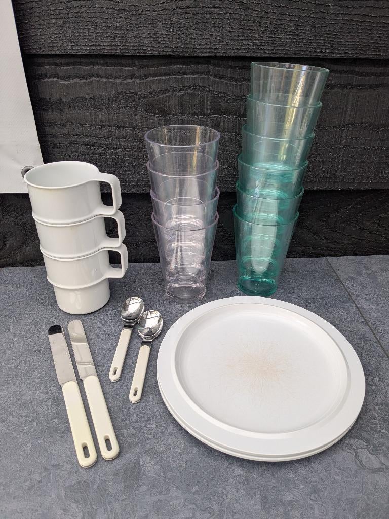 Onderdelen Mepal servies wit en transparant, Ophalen of Verzenden