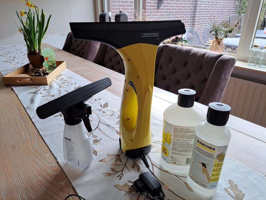 Karcher raamwasser met toebehoren, Ophalen, Schoonmaakmiddel