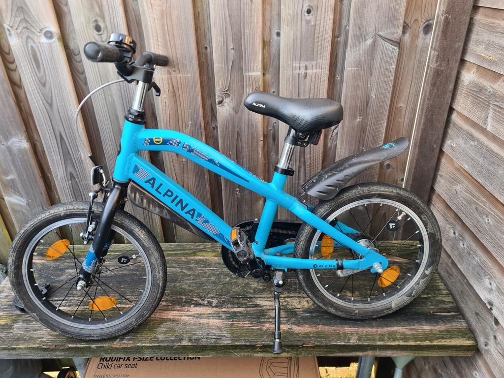 Alpina jongensfiets 16 inch, Fietsen en Brommers, Fietsen | Jongens, Ophalen, Alpine, 16 inch, Handrem