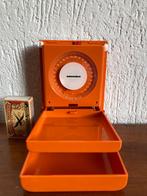 Vintage oranje brievenweger inklapbare brievenweegschaal, Diversen, Ophalen of Verzenden, Zo goed als nieuw