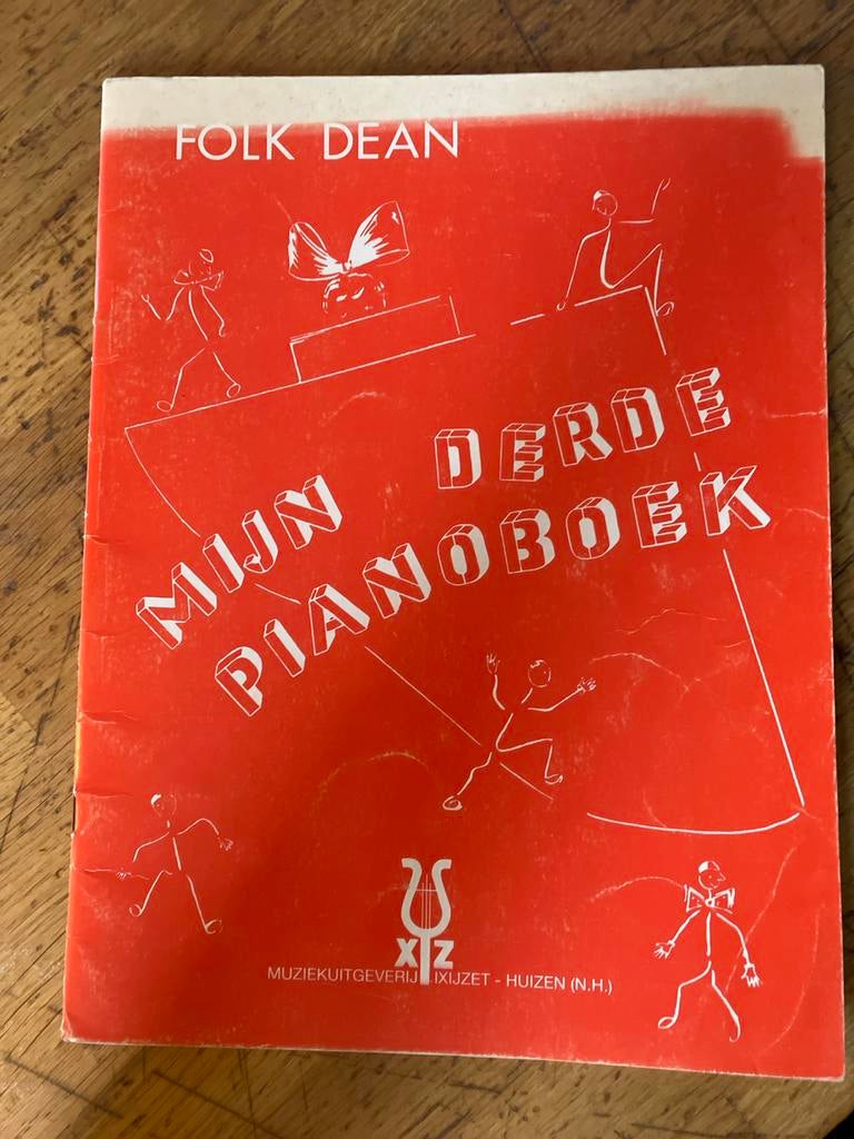 Folk Dean Mijn Derde Pianoboek, Muziek en Instrumenten, Bladmuziek, Gebruikt, Overige genres, Les of Cursus, Ophalen of Verzenden