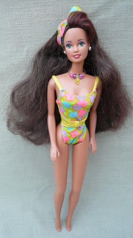 Barbie Teresa Glitter Beach (ca. 1992), Ophalen of Verzenden, Gebruikt, Pop