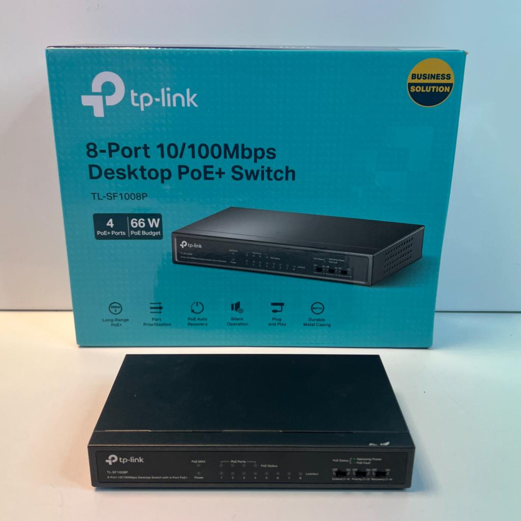 TP-Link TL-SF1008P 8 poort (4 poort Poe+) | Nette Staat, TP-Link, Zo goed als nieuw, Support@tplink.com, TP-Link Corporation Limited
Room 901, 9/F, New East Ocean Centre
9 Science Museum Road, Tsim Sha Tsui
Kowloon, Hong Kong