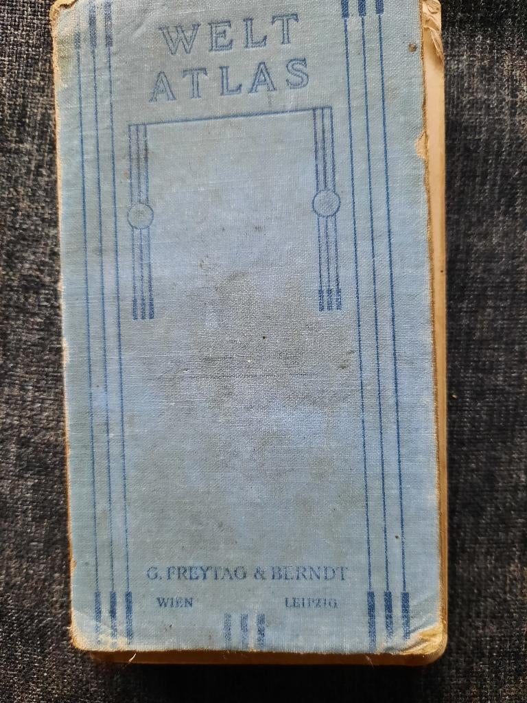 Oude Welt Atlas G. Freytags & Berndt, Ophalen of Verzenden, Gelezen, 1800 tot 2000, Overige atlassen