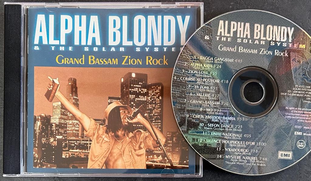 ALPHA BLONDY - Grand bassam zion rock ( CD ), Ophalen of Verzenden, Zo goed als nieuw