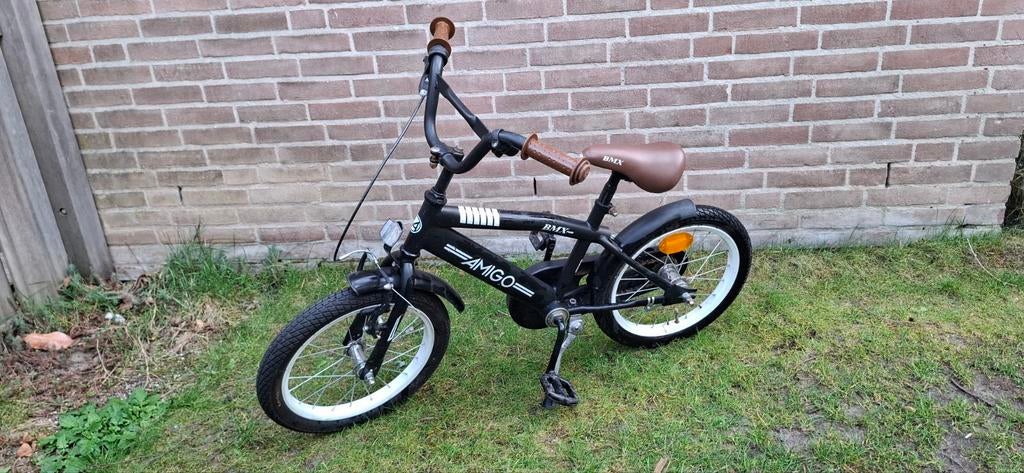 Jongens BMX Amigo 16 inch, Fietsen en Brommers, Ophalen, Staal, Amigo BMX, 16 tot 20 inch