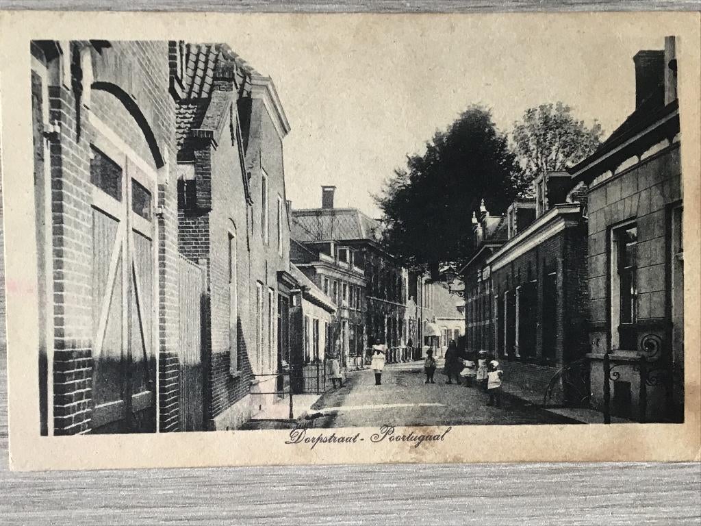 Poortugaal Dorpstraat 1920-25, Verzenden, Voor 1920, Gelopen, Zuid-Holland