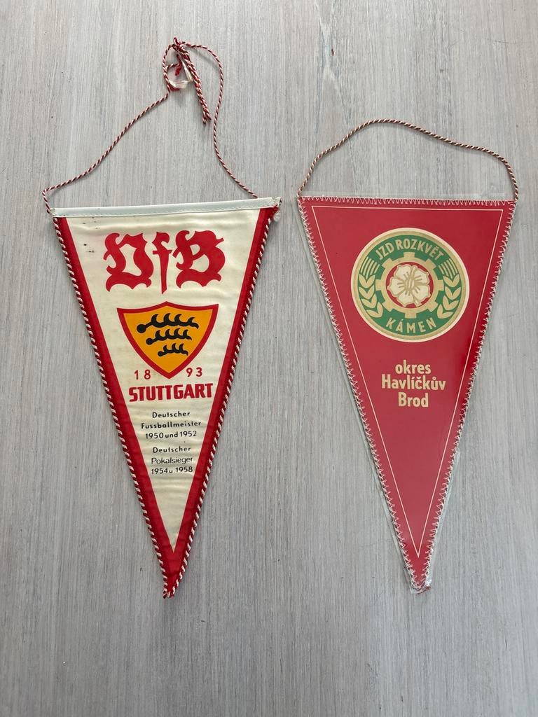 Vintage Vaantjes: VfB Stuttgart, Havlíčkův Brod, München 197, Ophalen of Verzenden, Gebruikt, Buitenlandse clubs, Vaantje of Sjaal