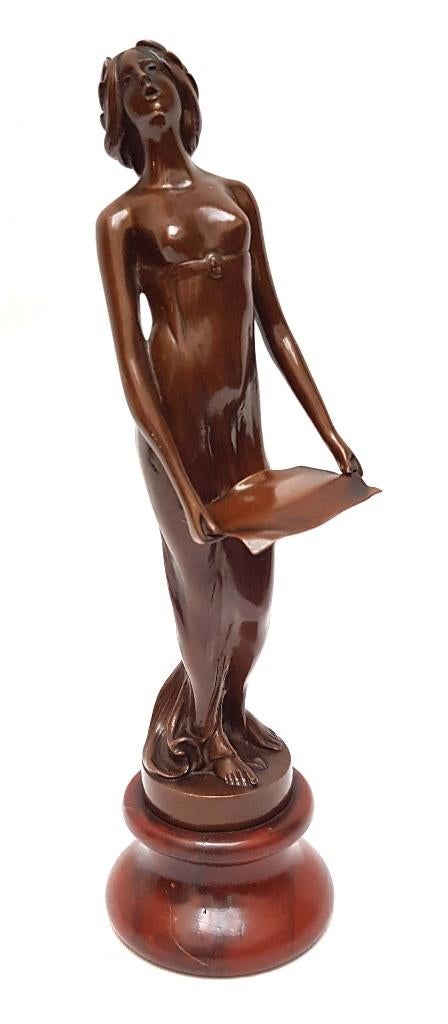 Art Nouveau sculptuur - Vavra., Antiek en Kunst, Kunst | Beelden en Houtsnijwerken, Ophalen of Verzenden