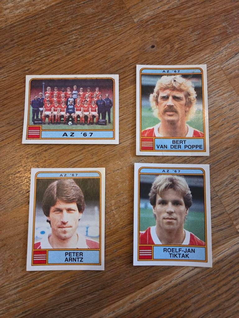 Panini Voetbal 84 AZ'67, Ophalen of Verzenden, Zo goed als nieuw, AZ, Poster, Plaatje of Sticker