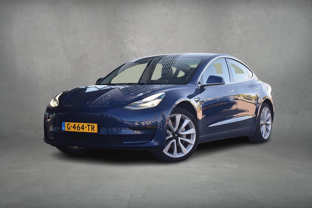 Tesla Model 3 Standard RWD Plus 60 kWh | AutoPilot | Pano |, Auto's, Tesla, 238 pk, Gebruikt, Blauw, Origineel Nederlands