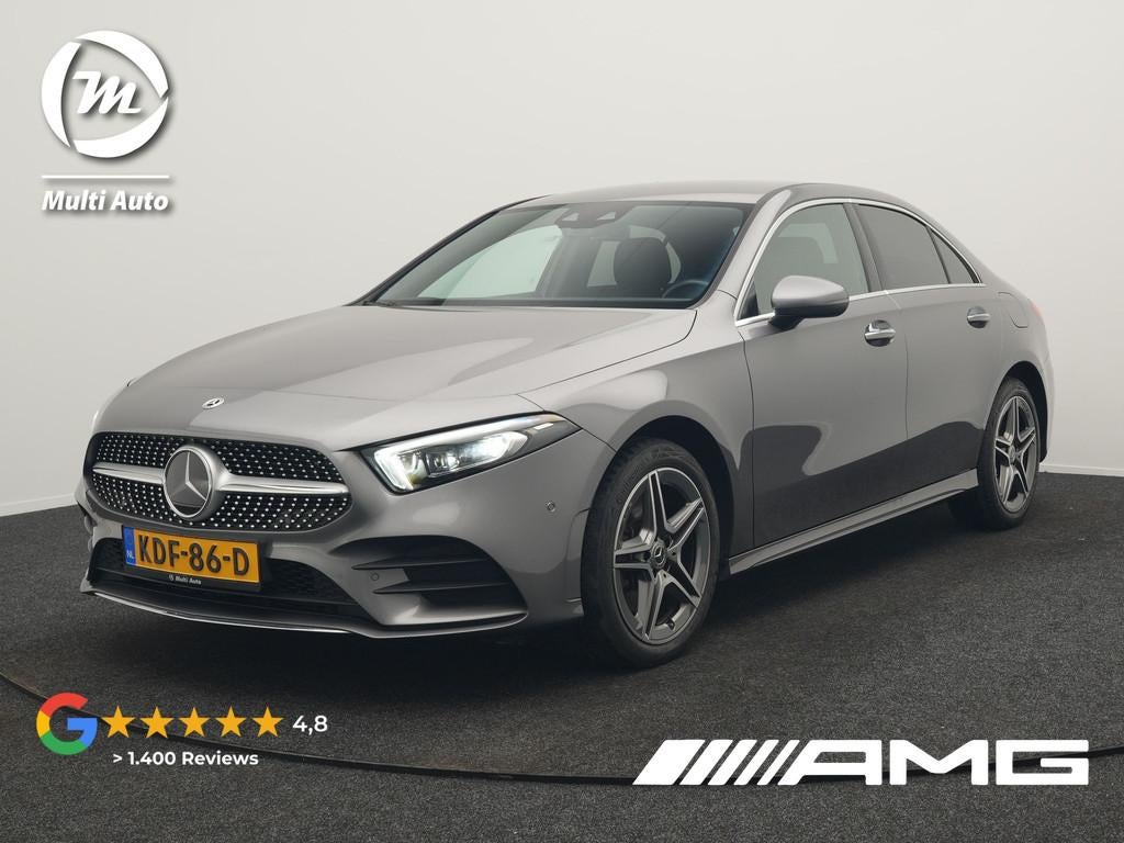 Mercedes-Benz A-Klasse 250 e AMG Line PHEV 218pk Dealer O.H., Gebruikt, 4 cilinders, Bedrijf, Grijs