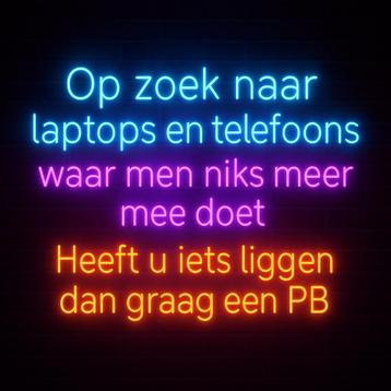Opzoek naar laptops telefoons om op te knappen beschikbaar voor biedingen