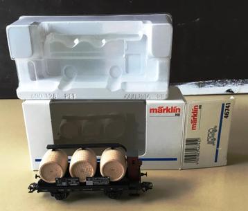 MäRKLIN H0 # 46741 WIJNVATENWAGEN 1996/02 N in OVP beschikbaar voor biedingen