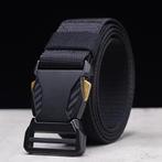 Tactical belt  "WINGS" m/snelsluiting (one click system), Verzenden, Nieuw, Zwart, 115 cm of meer