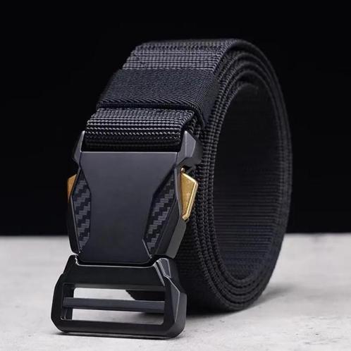 Tactical belt  "WINGS" m/snelsluiting (one click system), Kleding | Heren, Riemen en Ceinturen, Nieuw, 115 cm of meer, Zwart, Verzenden